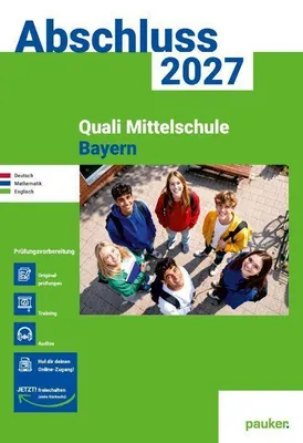 Produktbild von Quali 9 Mittelschule Bayern | pauker Aufgabenband 2027
