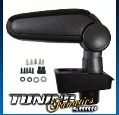 Produktbild von Mittelarmlehne Armlehne für Ford Fiesta MK7 Bezug Schwarz Leder