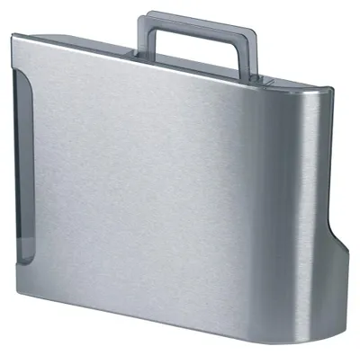 A product shot of a water tank for a coffee machine.