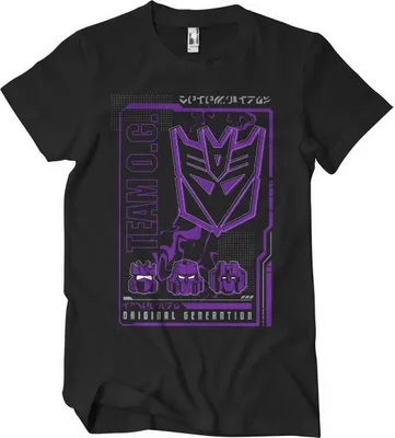 Produktbild von Decepticon Original Generation T-Shirt - Medium - Black