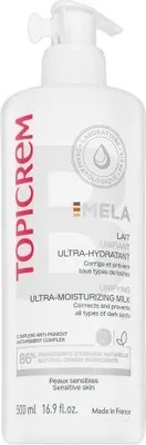 Produktbild von Topicrem Mela Unifying Ultra-Moisturizing Milk SPF 15+ 500 ml