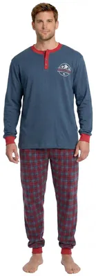 Immagine prodotto di Pigiama uomo Kisses&Love a maniche lunghe in cotone KLP4