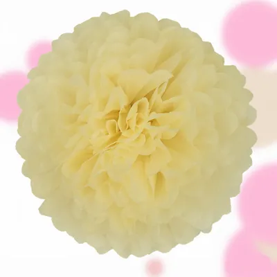 Produktbild von Pompon 25 cm, Creme/Hellcreme