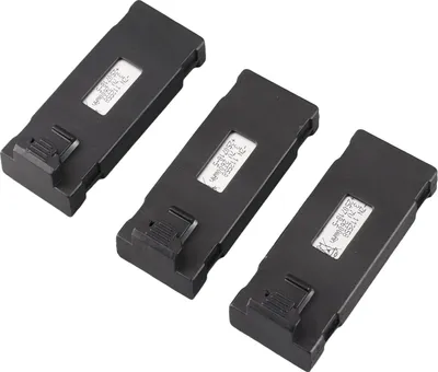 Obrázok produktu pre 3 ks RC lietadlo lítiová batéria sada ľahký nabíjací kábel pre E88 E88Pro LS E525 E525Pro 3,7 V 2600 mAh