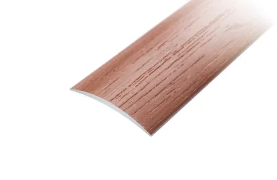 Obrázek produktu pro AP1 přechodová lišta samolepící ACARA, hliník + dýha lakovaná jatoba, 30 mm, 2,7 m