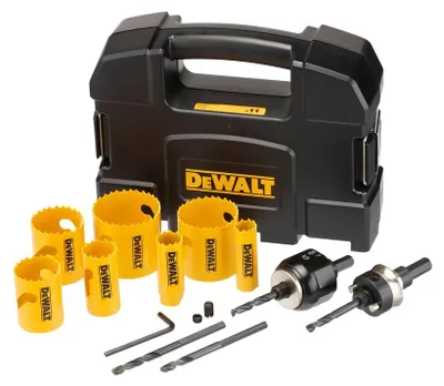 Image de Coffret de 11 pièces pour scies-cloches bi-métal DEWALT