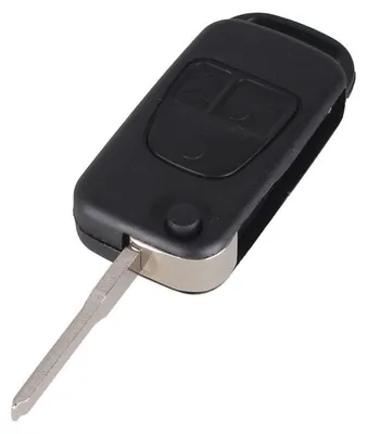 Obrázok produktu pre Puzdra na auto kľúč Techstar® kompatibilná s Mercedes A, C, E, CLK, ML, SLK, CL, SL, AMG, S Class, 3 tlačidlá, HU64