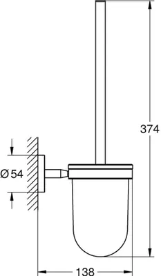Obrázek produktu pro GROHE BauCosmopolitan, Chrom, 1 kusů