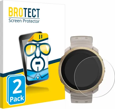 Produktbild von 2x Für Polar Vantage M3 Schutzfolie BROTECT Displayschutz Display Schutz Folie Klar Transparent