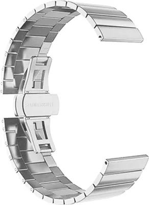 Obrázok produktu pre Náhradný náramok z nehrdzavejúcej ocele s šírkou 22 mm, kompatibilný s hodinkami HUAWEI WATCH GT2 46 mm / HONOR MagicWatch2 46 mm / HONOR MagicWatch