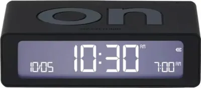 Lexon LR158N0 Digitalwecker Flip Mini Schwarz 1
