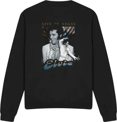 Immagine prodotto di Elvis Presley - Felpa "Live In Vegas" per uomo/donna Unisex TV32652 (S) (Nero)