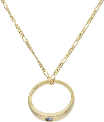 Produktbild von JuwelmaLux Taufring Anhänger 333/000 (8 Karat) Gold mit Saphir JL30-02-4136