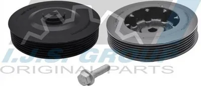 Produktbild von IJS GROUP Riemenscheibensatz Kurbelwelle 17-1001SET für RENAULT CLIO II (BB0/1/2, CB0/1/2) 33mm 132mm 1,7kg