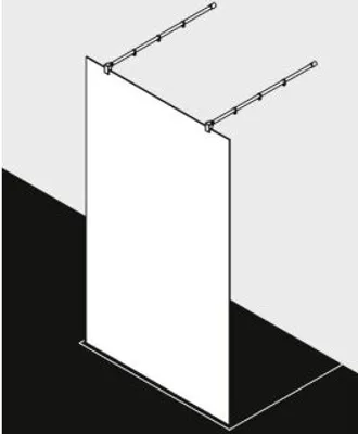 Produktbild von Kermi XBFW112020VYK WALK-IN XB FW1 1200x