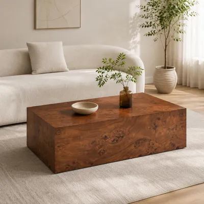 Produktbild von Minimalistischer Couchtisch Holzoptik, vielseitig, Stabile Konstruktion, pflegeleichte Oberfläche