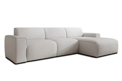 Produktbild von AX LIVING Couch Sofa L Form Didim mini Weiß 310 cm breit, stilvoll R