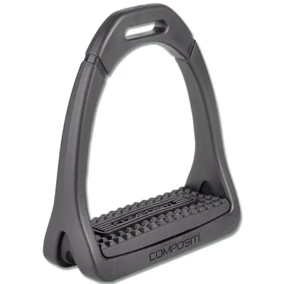 Produktbild von Compositi Steigbügel Premium Light Kunststoffsteigbügel Schwarz 10 cm