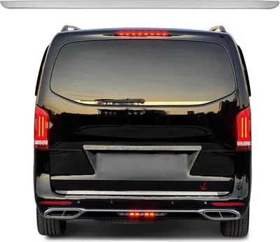 Obrázek produktu pro Zadní lišta zavazadlového prostoru pro Mercedes Vito W447 2014-2025 nerezová chromovaná ocel