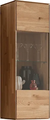 Produktbild von Hängevitrine, Wildeiche massiv geölt, WYNDHAM-69