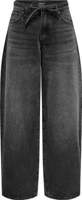 Produktbild von ONLGIANNA MW STRAIGHT DOT980 DNM Washed Black -31-/34