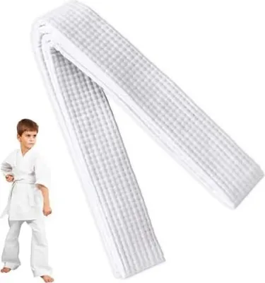 Obrázek produktu pro ASKSA 180cm Judo Belt Judo Karate Belt Bojová umění Karate Judo Bavlněné Taekwondo Opasky Profesionální Karate Aikido Belt (White)