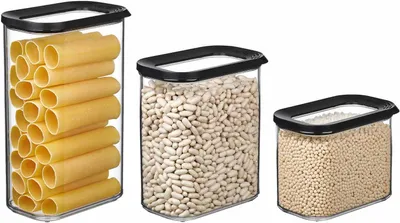 Produktbild von Mepal MODULA Vorratsdosen 3er Set schwarz