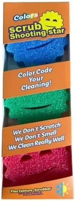 Produktbild von Scrub Daddy Colors Shooting Star 3er Set Magischer Schwamm