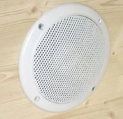 Image de Ensemble de haut-parleurs à cône doubles 5" résistants à l'eau avec grilles - 80 W - 8 Ohm (1 paire)
