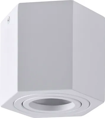 Immagine prodotto di Faretto HEXAGON bianco 1xGU10x10W in alluminio, dimensioni: 8,8x10x10 cm, IP20, Polux