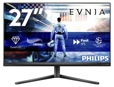 Produktbild von Philips Evnia 5000 27M2N5500/00, 68,6 cm (27"), 2560 x 1440 Pixel, Quad HD, LCD, 1 ms, Grau