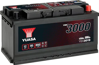 Produktbild von YUASA YBX3000 Starterbatterie 12V 95Ah 850A/EN L5 für Auto LKW Batterie