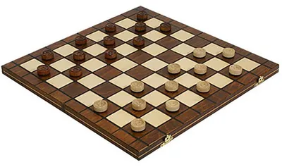 Immagine prodotto di SQUARE - Dama 100 - Campo - 40 x 40 cm - Gioco della dama in legno