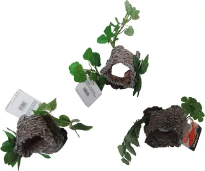 Produktbild von Flamingo Aquariendeko Korb mit Pflanze