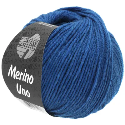 Produktbild von Lana Grossa - Merino Uno 0024 enzianblau