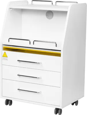 Produktbild von Kosmetikwagen für Fußpflege 601 - weiß