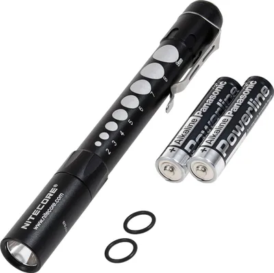 Produktbild von Nitecore Taschenlampe MT06MD im Kugelschreiberformat max. 180 Lumen Schwarz