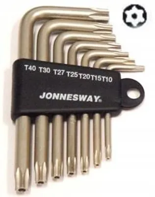 Obrázek produktu pro Jonnesway H08MT07S, sada 7 kusů, ohebné Torx klíče
