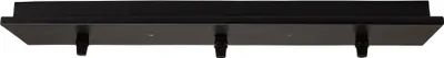 Produktbild von Baldachin 3-flammig Lampen-Baldachin schwarz natur EC1709