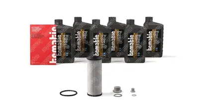 Produktbild von TCMATIC Ölwechselkit für Automatikgetriebe Satz Doppelkupplungs 7 Gang 6L für VW Golf VII Schrägheck (5G1, BQ1, BE1, BE2) 0GC DSG7 DQ381