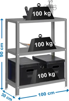 Obrázek produktu pro Metalregal SIMONHOME CLASSIC PLUS 3/300 CINZA/GRAU