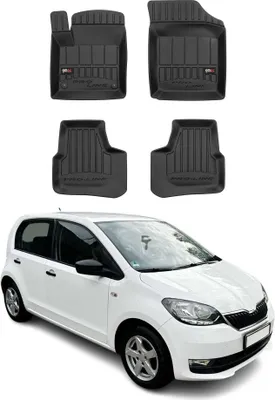 Produktbild von 2011-2019 Skoda Citigo Fußmatten TPE Schwarz 4 tlg