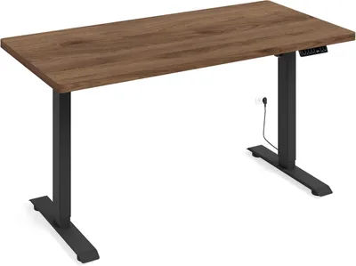 Image de Bureau réglable électriquement - Bureau assis-debout - Bureau ergonomique - Bureau avec fonction mémoire