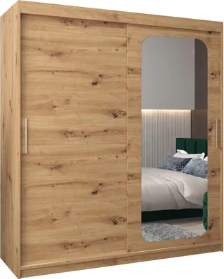 Produktbild von MEBLE KRYSPOL Promo 2180 Schlafzimmerschrank zwei Schiebetüren - Artisan