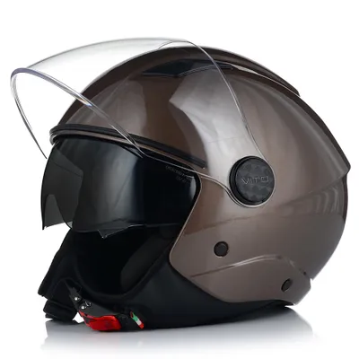 Produktbild von Jethelm Motorradhelm | VITO SARENTA | Helm mit integrierter Sonnenblende Jet Gr.XL 60cm