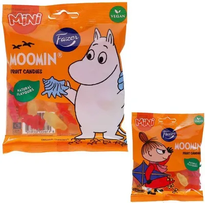 Produktbild von Fazer Moomin Fruit Candies 80g