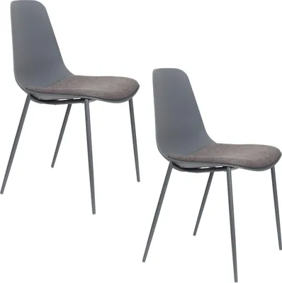 Produktbild von Housecraft Living Jeffrey Esszimmerstuhl Grau - 4 er Set