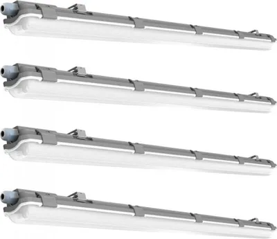 Produktbild von 4x LED Wannenleuchten, 850 Lumen, Kaltweiß, L 66,6 cm VT-6029