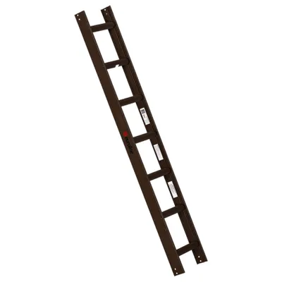 Produktbild von Euroline Premium Kaminkehrerleiter 7 Sprossen RAL8014 Braun