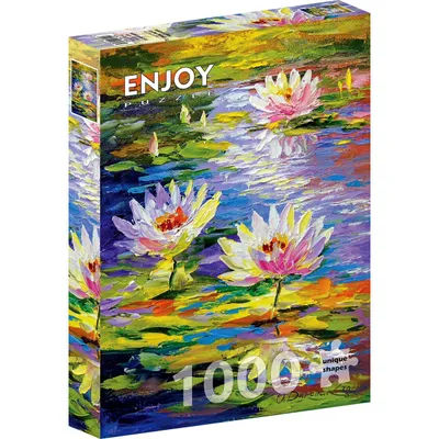 Immagine prodotto di Puzzle 1000 pezzi Enjoy – Ninfee nello stagno
